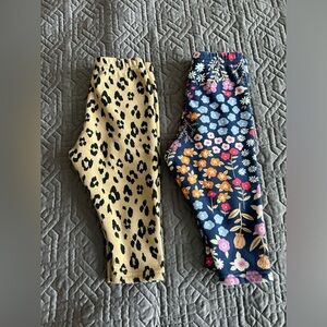 Carter’s Baby Girl Fleece Cozy Leggings Size 18 mos.